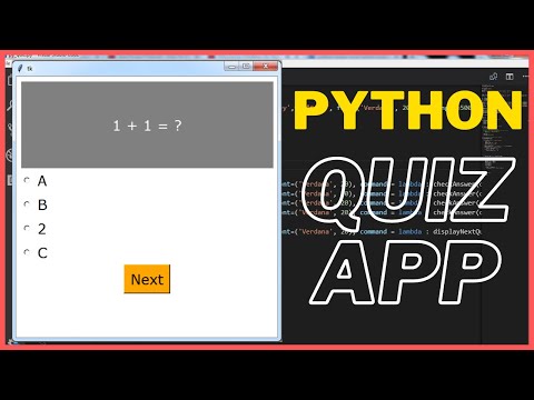 Python Project Tutorial -  How To Create a Quiz Program In Python Tkinter Using VsCode