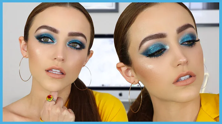 Bold Blue Makeup Tutorial + Trying Some NEW PRODUC...