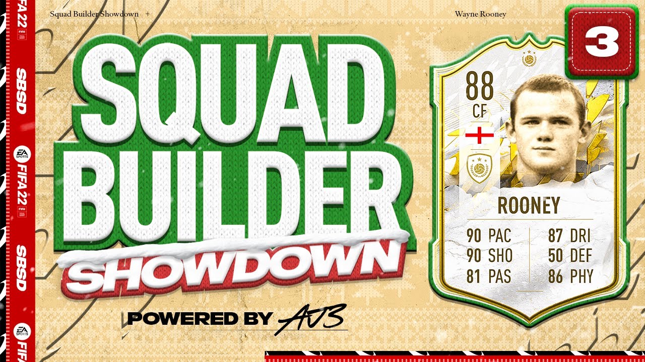 Fifa 22 Squad Builder Showdown Advent Calendar!!! WAYNE ROONEY!!! Day 3 vs Kirbz