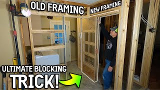 How to Install Pocket Door Frames (2 DIFFERENT DOOR MANUFACTURERS) Ep. 8