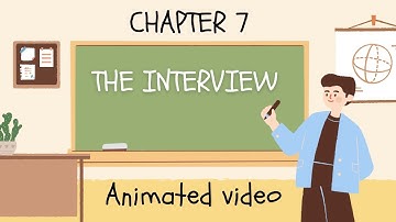 The Interview|| Cbse class 12th english Chapter|| Animated video #cbse #revision #study 