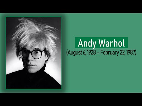 Andy Warhol Most Known Paintings, Pop Art Master