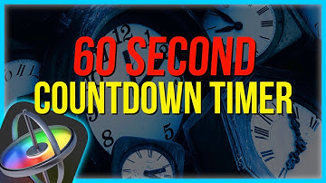 Create A Countdown Timer For Livestreams • Motion 5 Tutorial