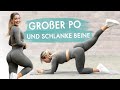 Großer Po & schlanke Beine OHNE Equipment!