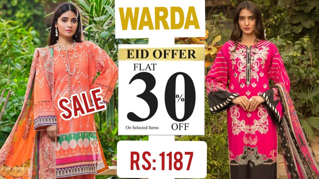 Warda Eid Offer | Flat 30% Off Sale
