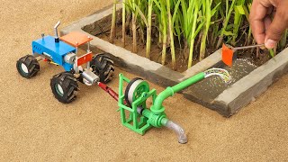 diy mini tractor water pump science project || @topland || keepvilla