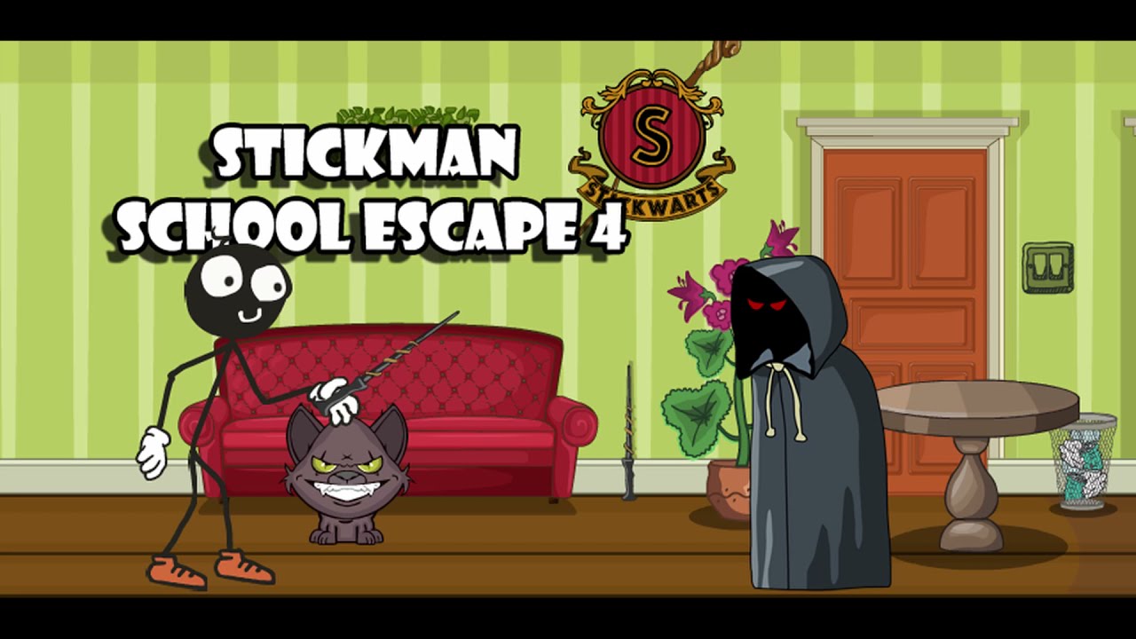 Stickman school escape 4 MOD APK cover