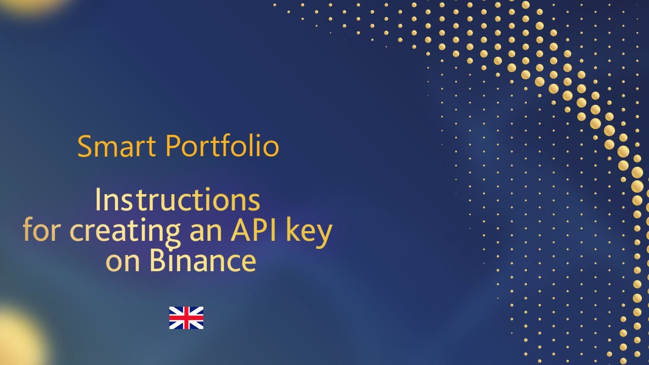 EN Instructions for creating an API key on Binance - YouTube