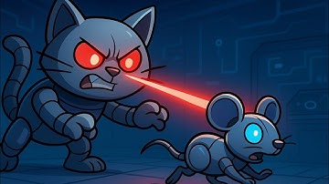 MouseBot Escape From CatLab The Future is Lasers Lab 5 | Traps, Lasers, Obstacles & Full Gameplay