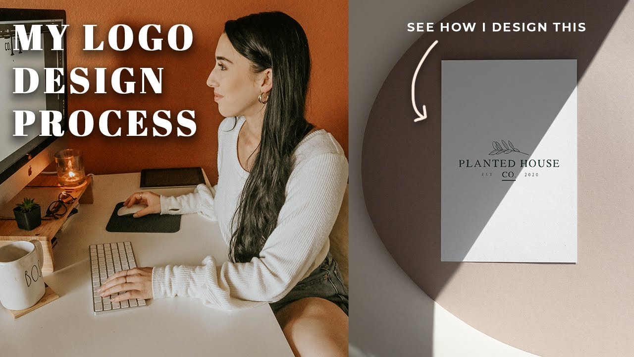 How I DESIGN CUSTOM LOGOS + BRANDS | Graphic Designer