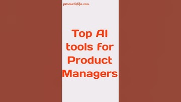 Top AI tools for product managers #ai #tools #productmanagement #productmanager
