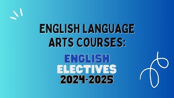 2024-2025 Senior Electives