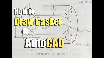 Eenvoudig en eenvoudig pakking tekenen in AutoCAD