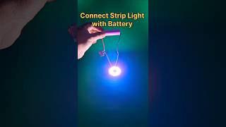 How To Connect Strip Light With Battery Simple Connection