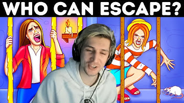 xQc reacts to If You Solve 2 of 12 Riddles, You