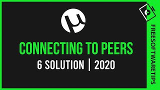 How to fix utorrent connecting to peers problem fix (6 Solution) | 2020/2021 screenshot 3