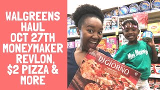 Moneymaker Revlon, $2.24 Pizza, & More! Walgreens Haul! Extreme Couponing | Oct 27th screenshot 5