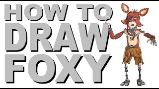 How to draw Foxy FNaF Movie