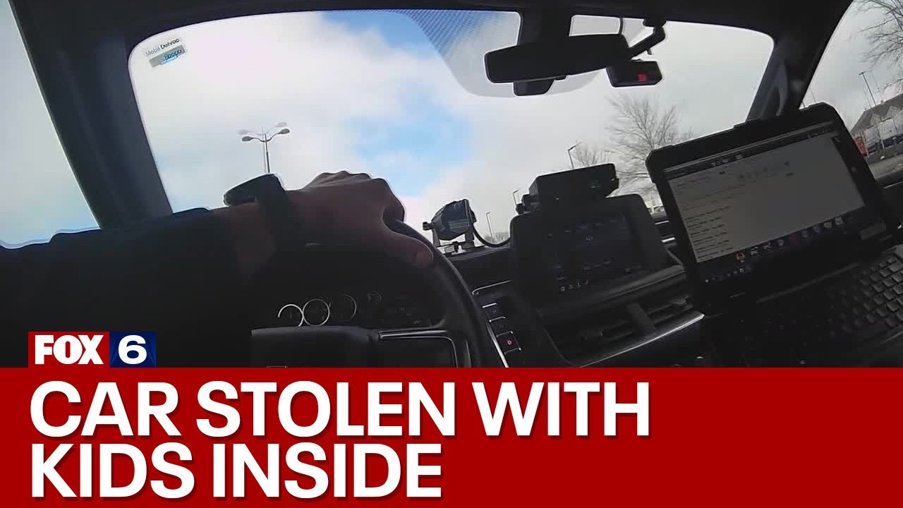 Car stolen with kids inside bodycam video | FOX6 News Milwaukee - YouTube