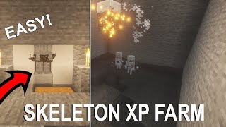 NEW Easy Skeleton XP Farm in Minecraft 1.19 Tutorial