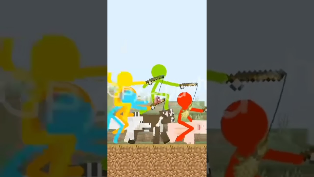 yellow stickman x blue stickman 💛💕💙