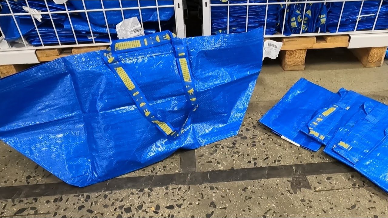  Ikea Frakta Storage Bag - Blue (10): Home & Kitchen