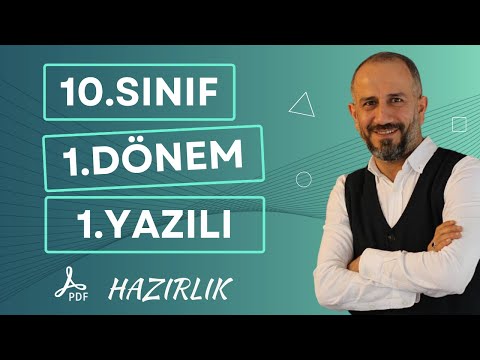 10.Sınıf Matematik 1.Dönem 1.Yazılı Hazırlık #öğrenmegarantili