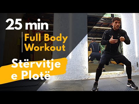 25 Min Full Body Workout | Stërvitu Me Peshën e Trupit Tënd