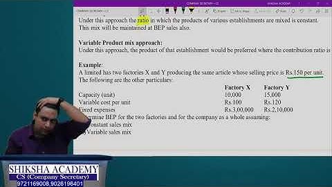 ACCOUNTS Ch 18 Decision Making Tools Marginal Costing Lecture 7