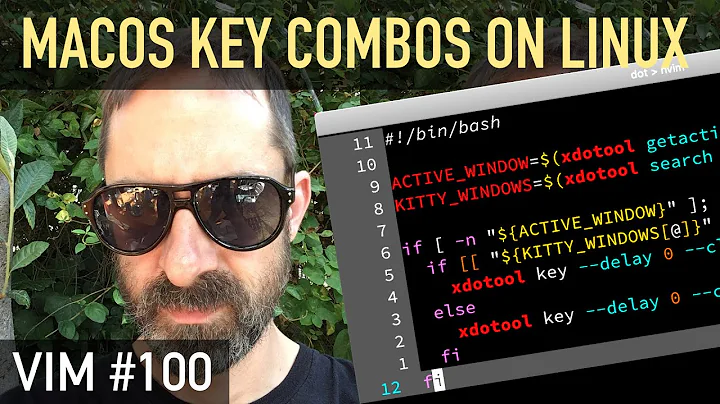 Vim #102: macOS keyboard bindings on Linux