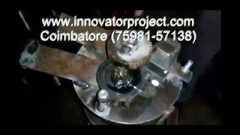 Design and Fabrication Of Multi Spindle Drilling Machine / simple mechanical projects in coimbatore