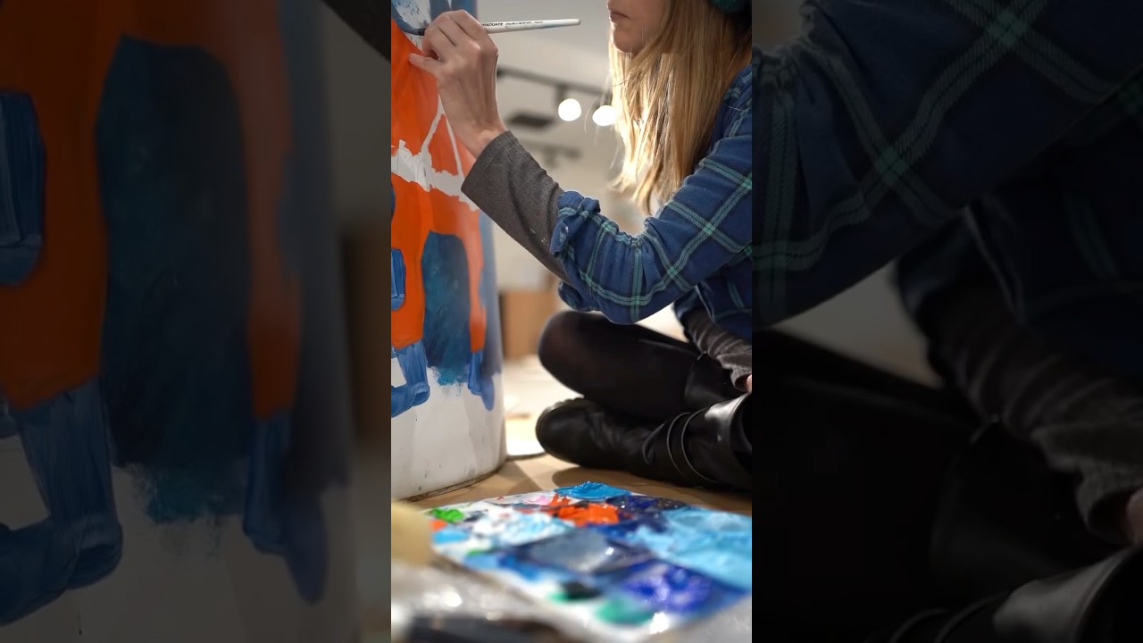 Work in Progress | Painting an Arts Trail Sculpture