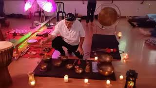 Sound Healing Breeze / Tibetan singing bowls/ few moments from the  