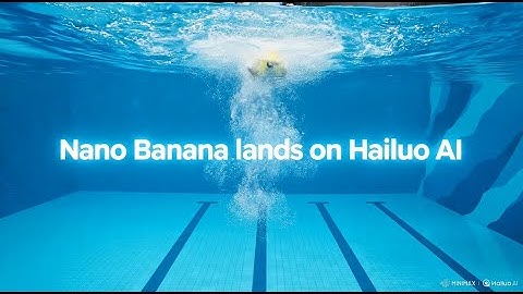 From the diving platform straight into greatness. Nano Banana lands on Hailuo AI.