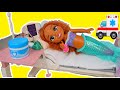 The Little Mermaid Movie Ariel Goes to the doll Hospital in Ambulance 🚑