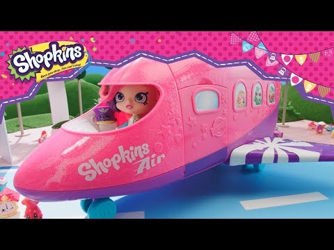 SHOPKINS || Skyanna's Shopkins Jet || Toy Commercials