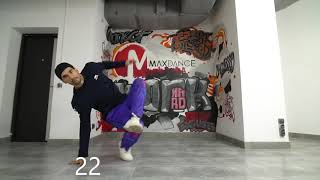 50 ground move steps by Maximus for hip hop dance