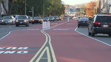First center-running bus lane in Massachusetts, New England opens