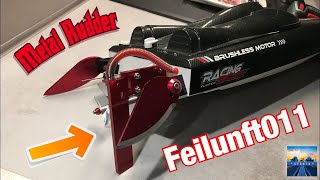 Feilun FT011 5S Metal Rudder Upgrade