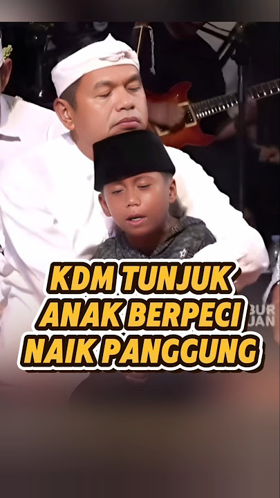 DEDI MULYADI TUNJUK ANAK BERPECI NAIK PANGGUNG #kdm #dedimulyadi #kangdedimulyadi #gubernurjabar