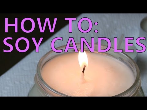 Holly Hobby - How to Make Easy Soy Candles - YouTube
