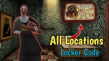 Evil Nun All Location Of Locker Code || Game 2 Gamer