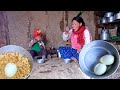 Egg noodles recipe of rita in the farm house lifeinruralnepal