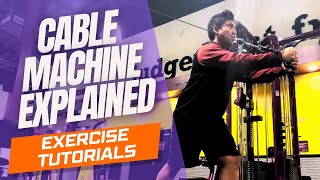 Planet Fitness Cable Machine Exercises (HOW TO USE / CABLE ATTACHMENTS!)