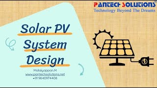 Solar PV System Design using Matlab