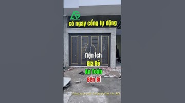 Động cơ tự động giá rẻ, nhập tận gốc. Khoẻ, bền, dễ lắp đặt #nhadep #cổngtựđộng #điệnthôngminh