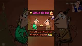 unexpected ending of man and woman kissing proposal Hilarious Cartoon#shorts#tiktok#humor#ytshorts