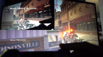 BEST MONITOR FOR COMPETITIVE? Input Lag Test - BenQ Zowie RL2450H vs ASUS VG245H