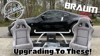 NRG Prisma Seats/Braum Harnesses in 350z!