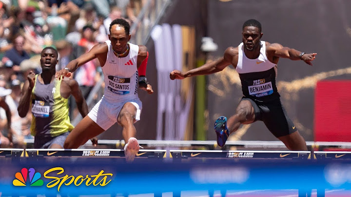 Alison dos Santos OUTLASTS Olympian Rai Benjamin in 400m hurdles at Prefontaine Classic | NBC Sports